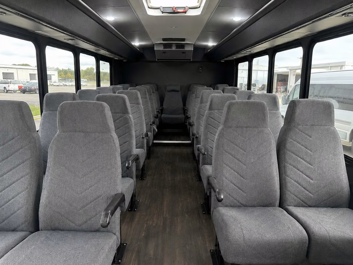 15 passenger minibus interior