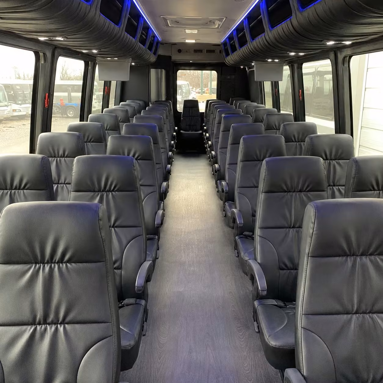 25 passenger minibus inside