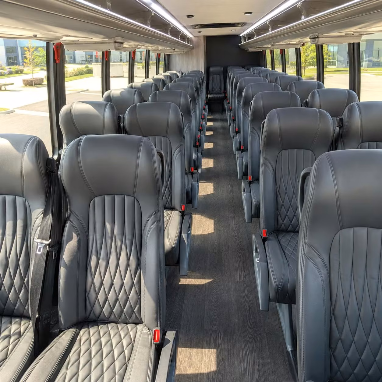 25 passenger minibus interior