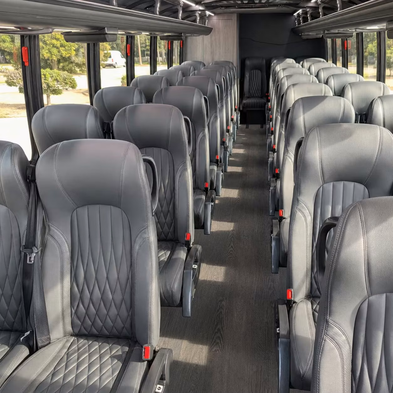 28 passenger minibus inside