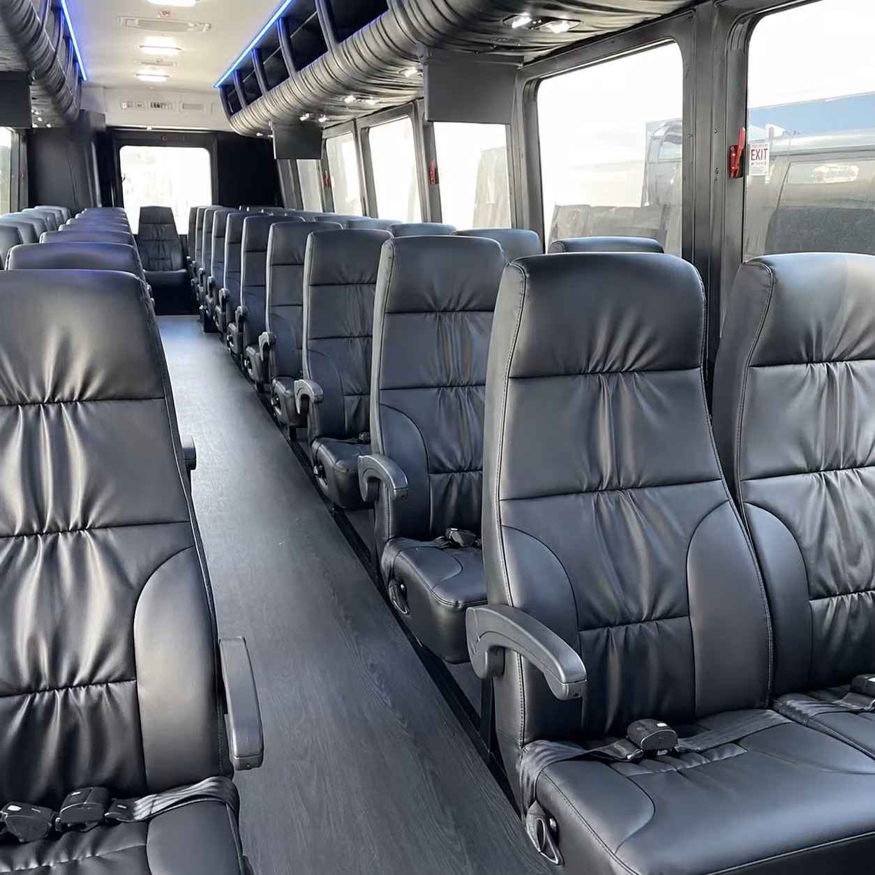35 passenger minibus interior