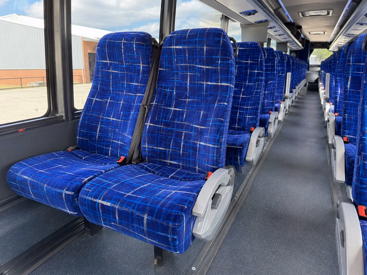 baltimore charter bus rental interior