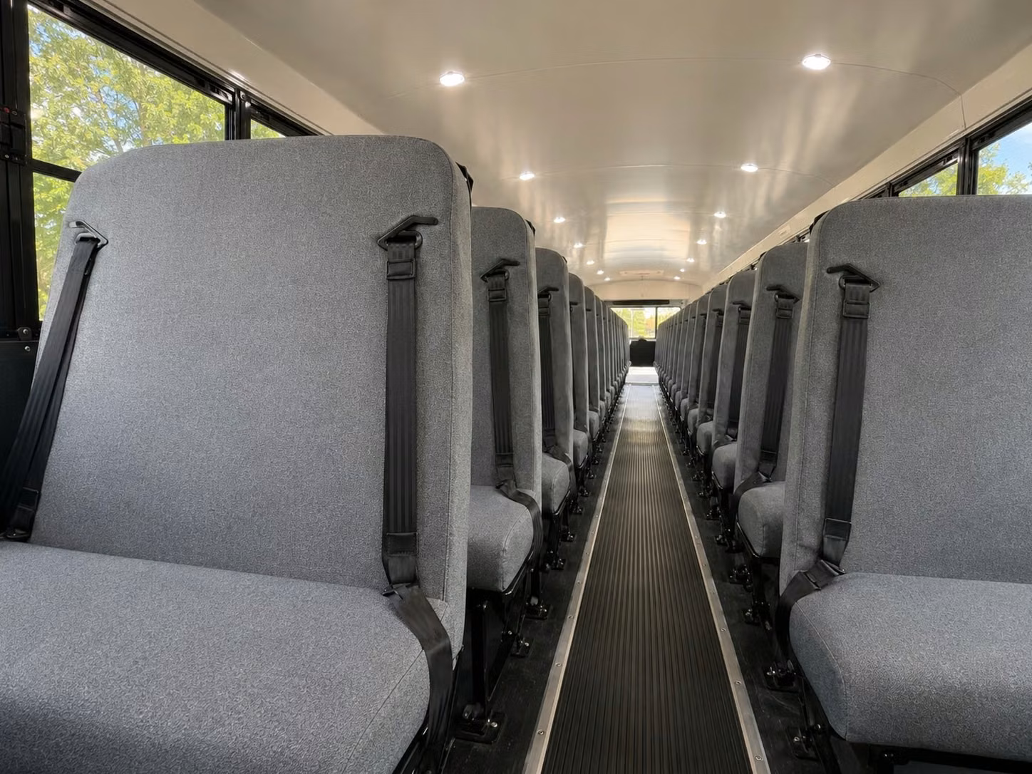 school bus interior